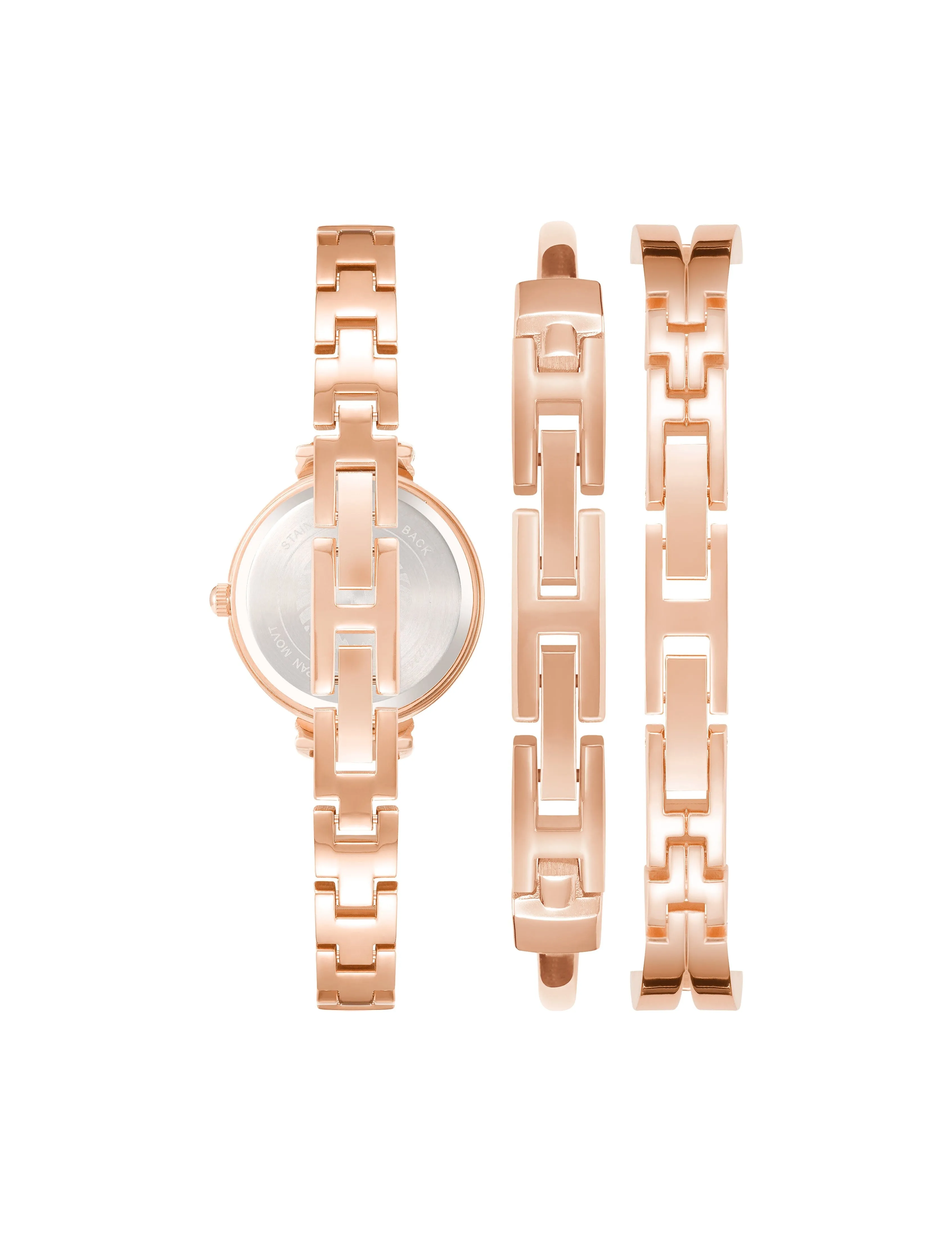 Enamel Accented Watch and Bracelet Set sold by Anne Klein product image thumbnail 2