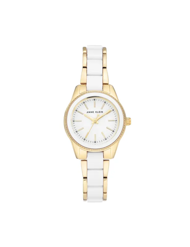 Acetate Link Bracelet Watch made by Anne Klein