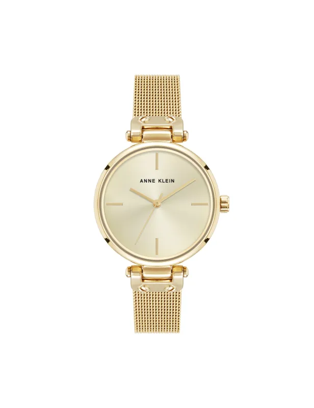 Timeless Mesh Bracelet Watch made by Anne Klein