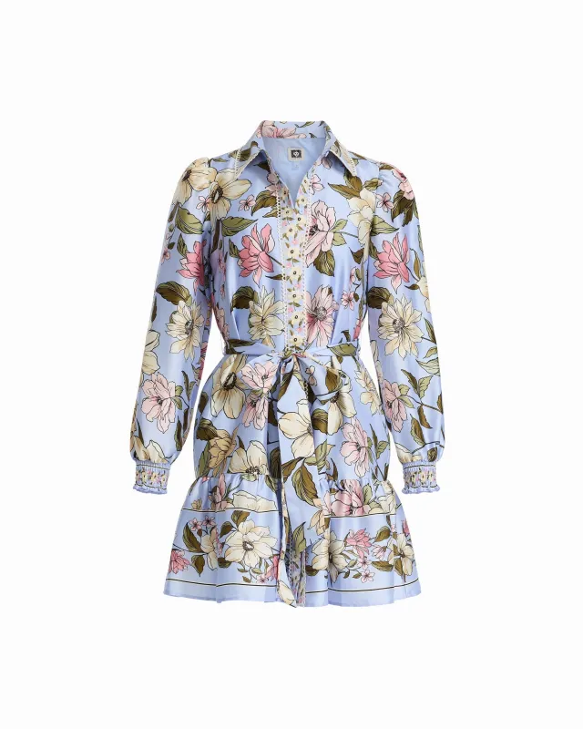 Tiered Construction Shirt Dress made by Kasper