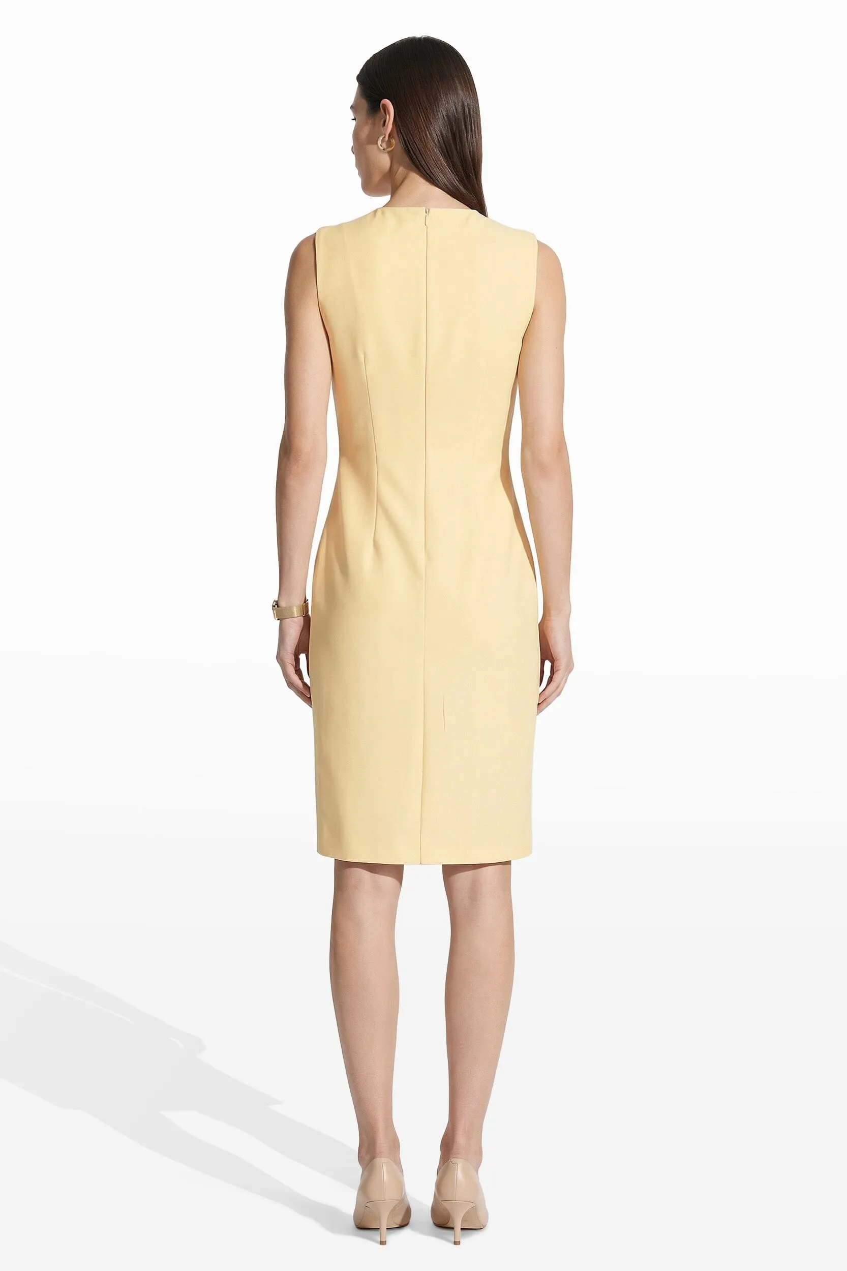 Petite Sleeveless Sheath Silhouette Dress sold by Anne Klein product image thumbnail 3
