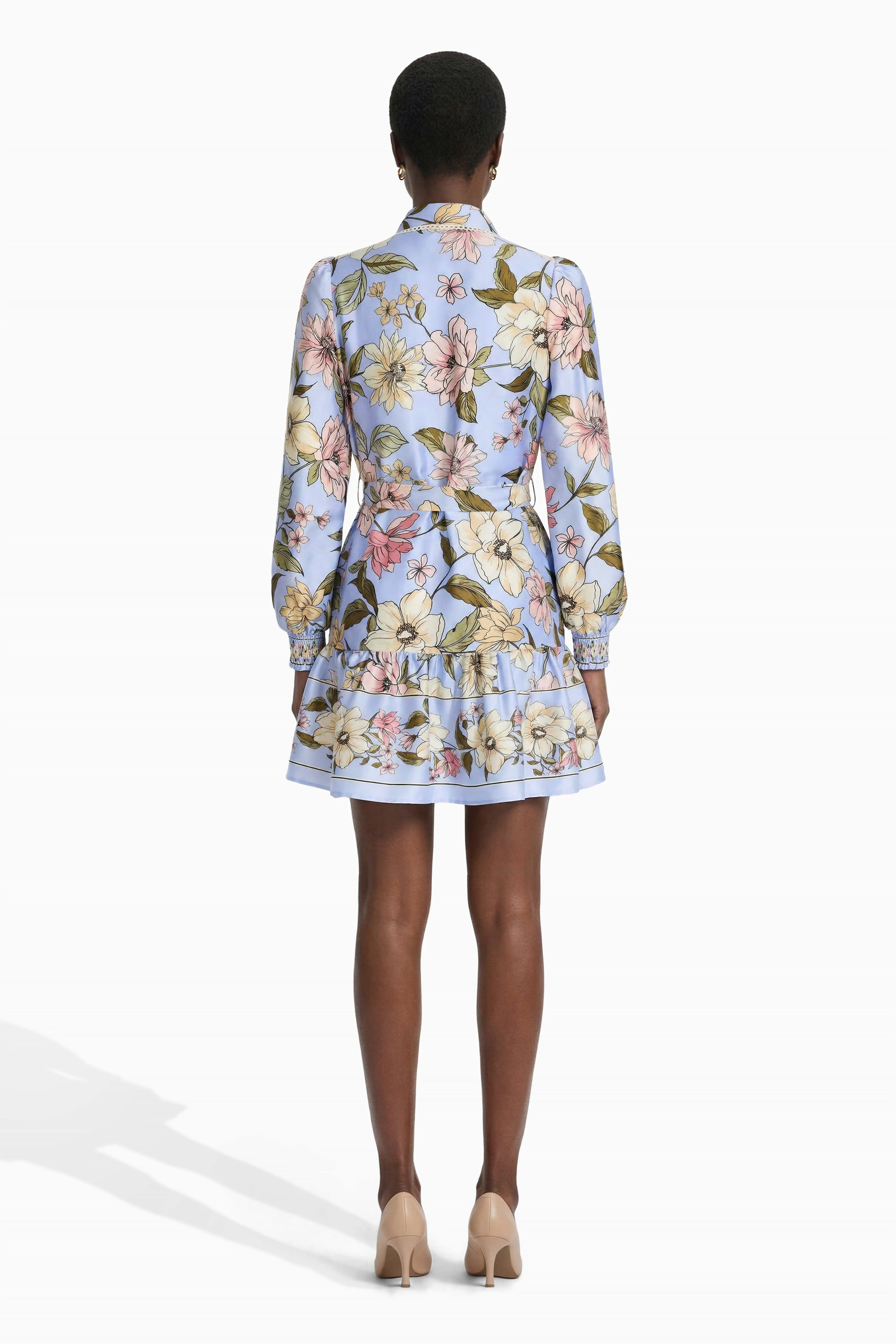 Petite Tiered Construction Shirt Dress sold by Anne Klein product image thumbnail 3