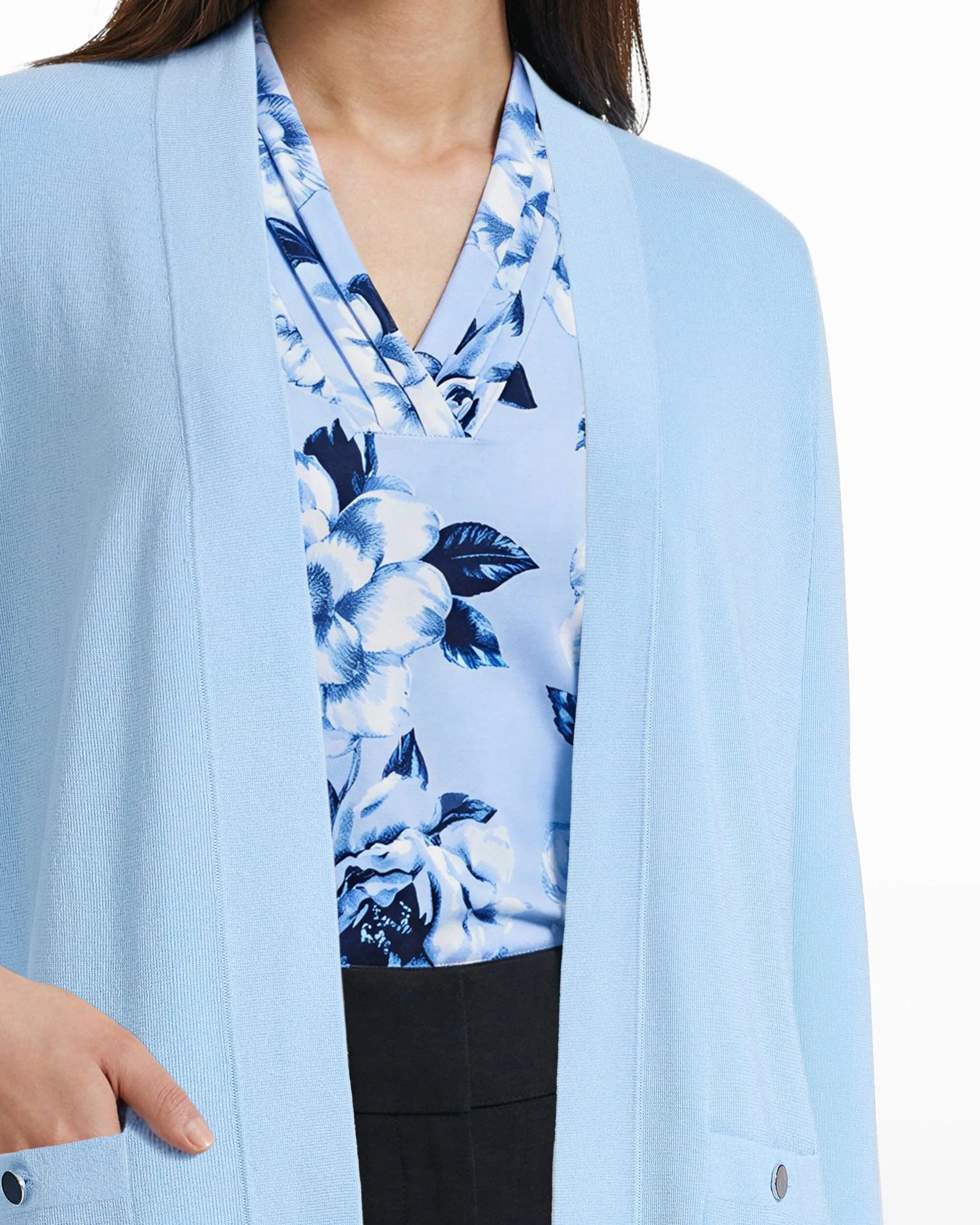 Kissing Front Malibu Cardigan sold by Anne Klein product image thumbnail 5