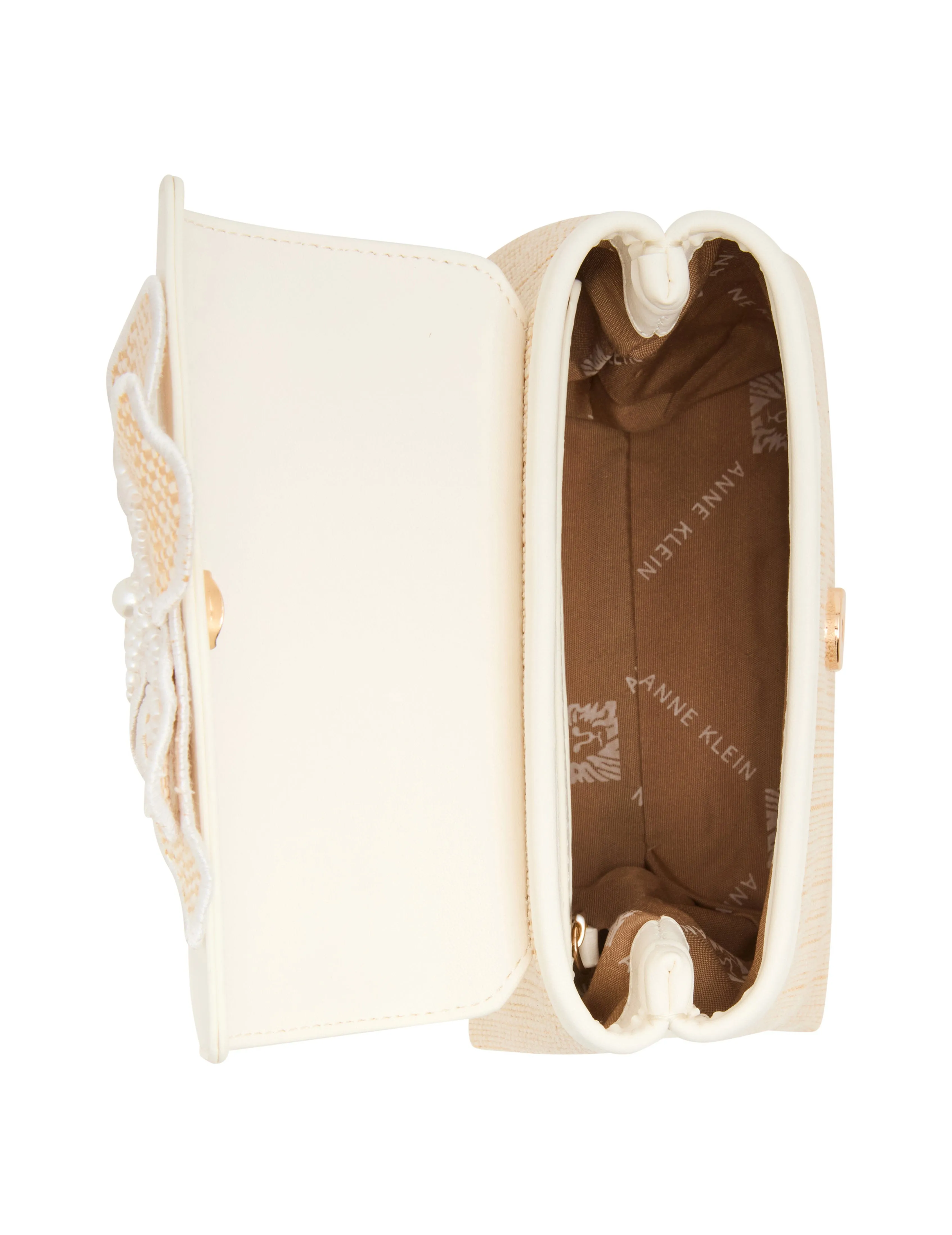 Flower Top Handle Bag with Convertible Strap sold by Anne Klein product image thumbnail 5