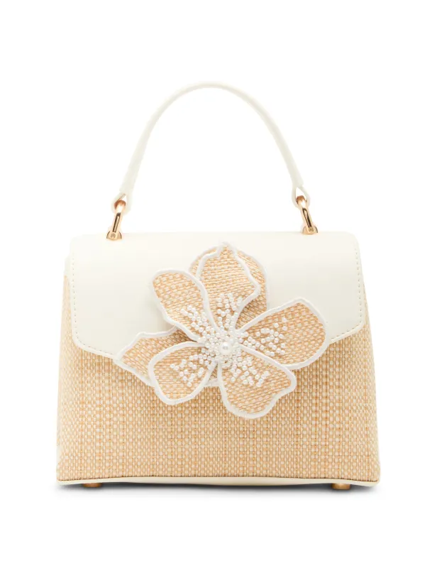 Flower Top Handle Bag with Convertible Strap sold by Anne Klein
