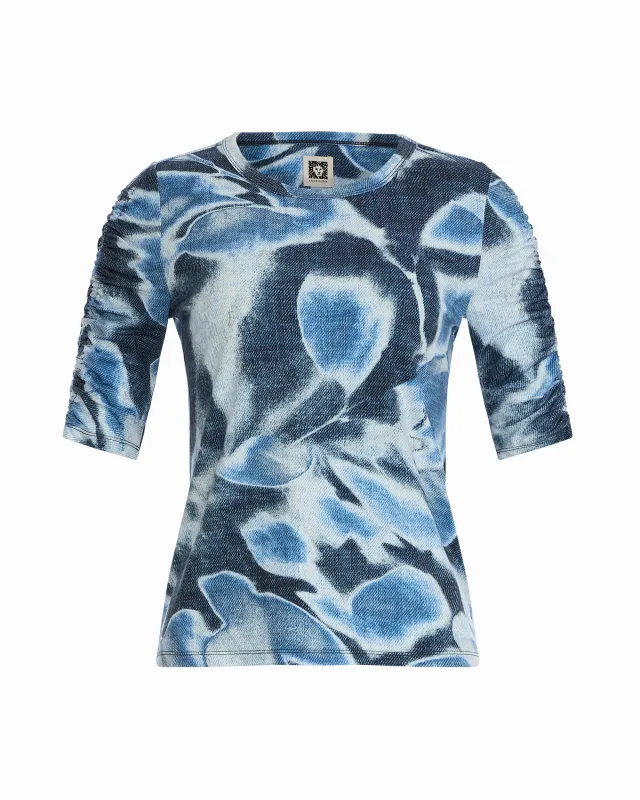 Elbow Ruched Sleeve Top made by Kasper