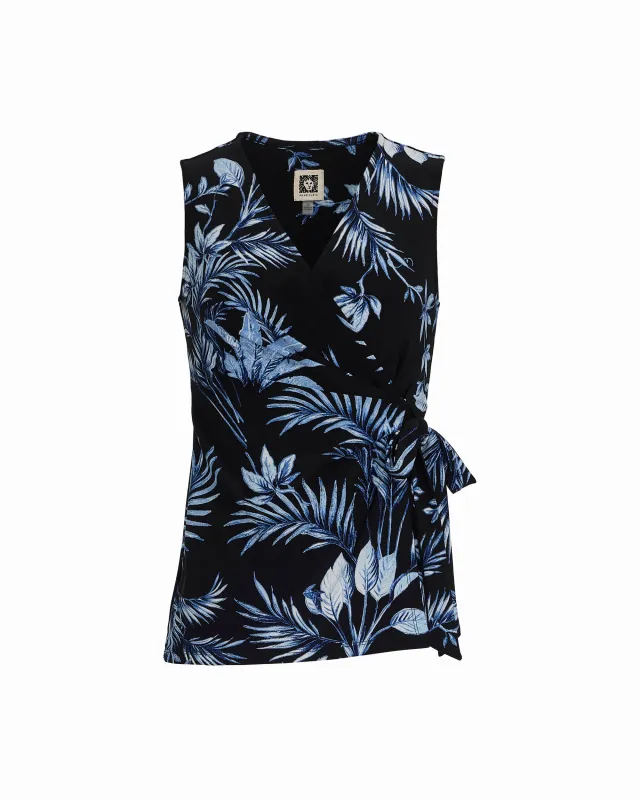 Sleeveless Wrap Top made by Kasper