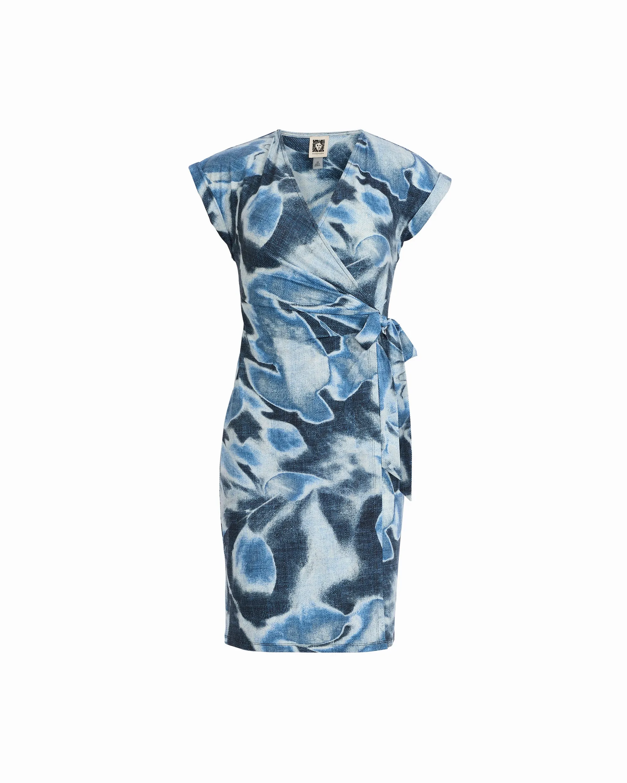 Short Sleeve Classic Wrap Dress sold by Anne Klein