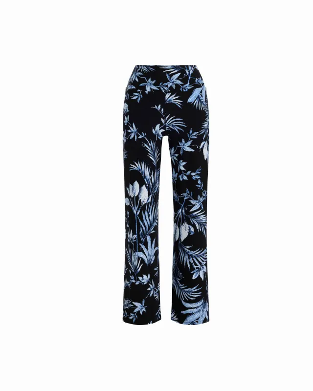 Wide-Leg Palazzo Pant with High-Rise Wide Waistband made by Kasper