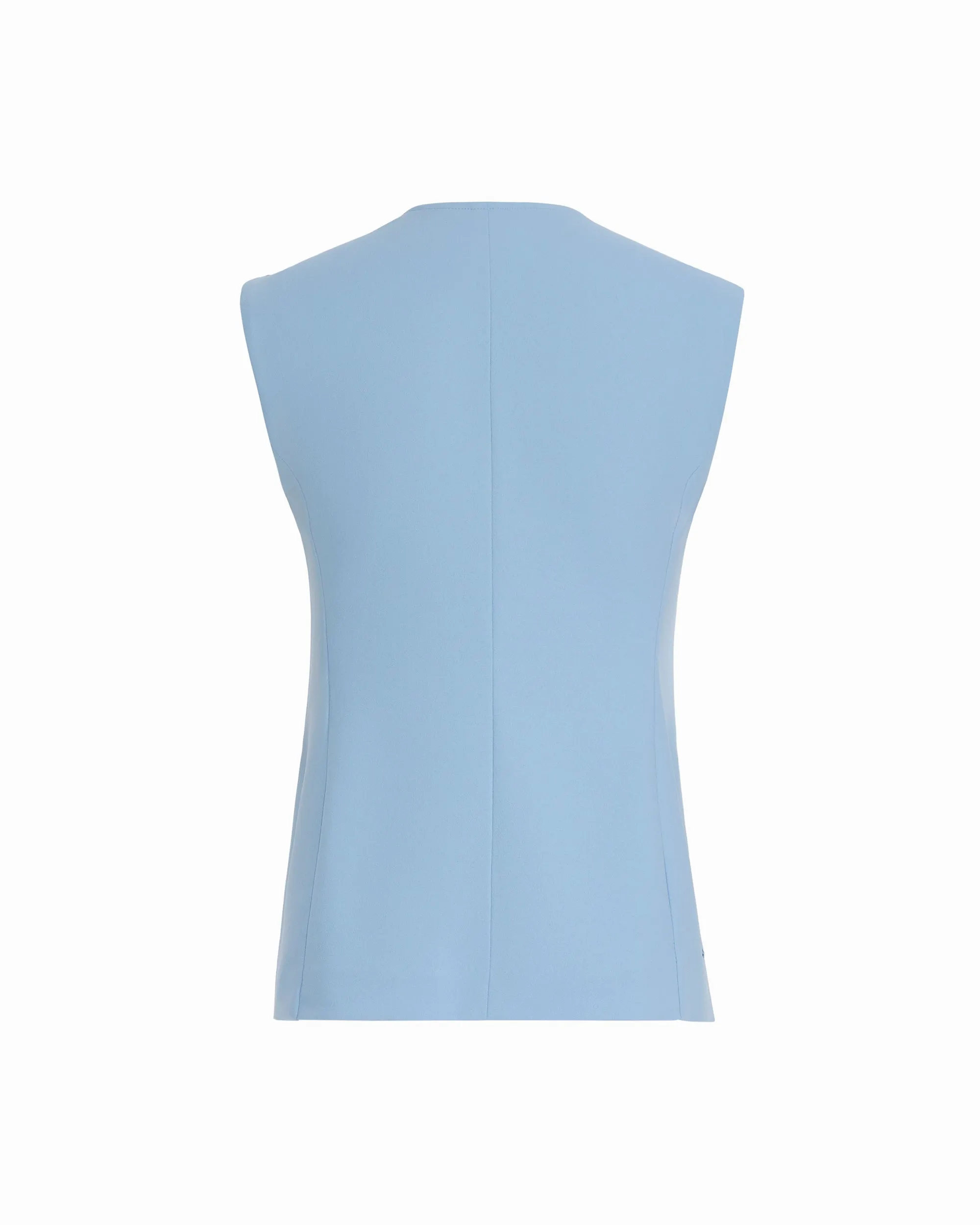 Petite Four-Button Vest with Welt Pockets sold by Anne Klein product image thumbnail 2