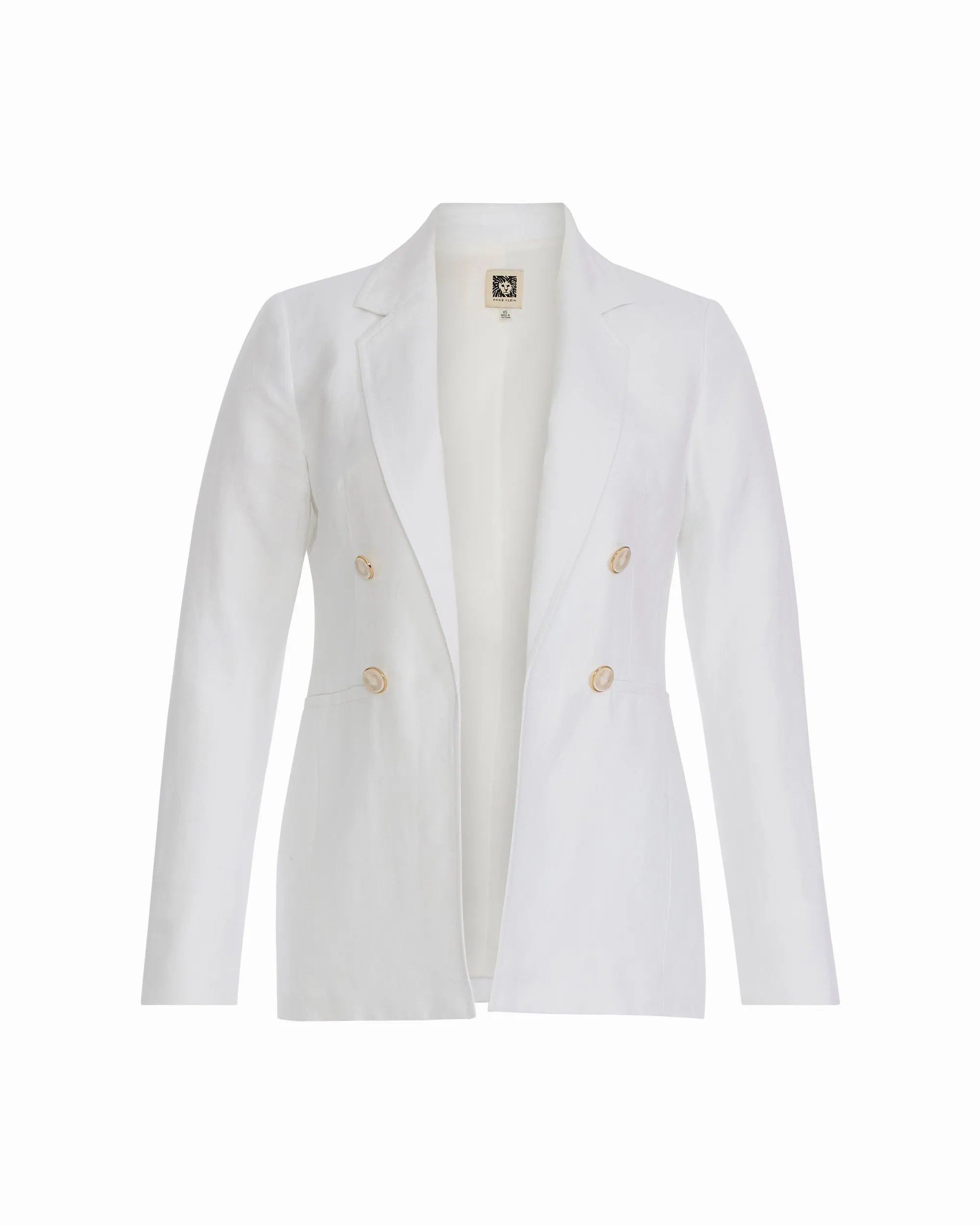 Faux Double-Breasted Wrap Sleeve Slit Dress sold by Anne Klein