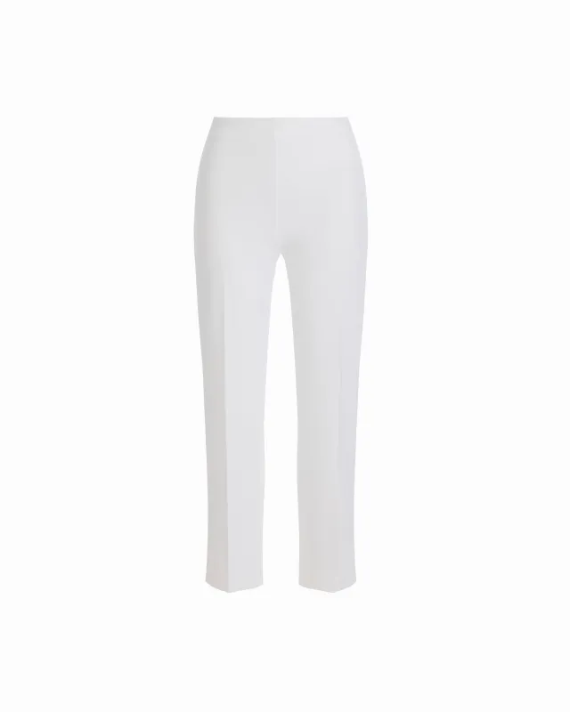 Petite Straight Ankle Hollywood Waist Pants made by Kasper
