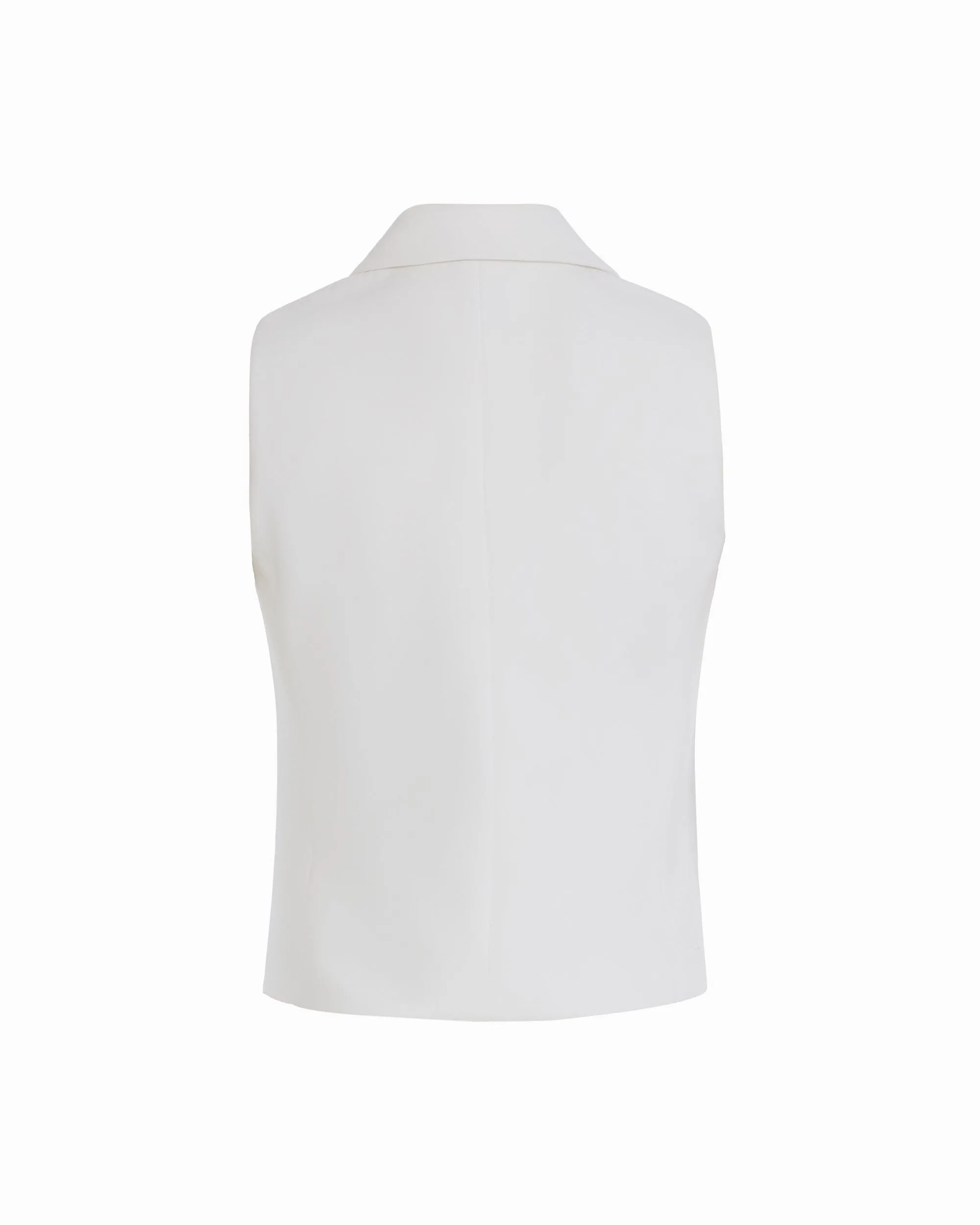 Notch Collar Vest with Welt Pockets sold by Anne Klein product image thumbnail 2