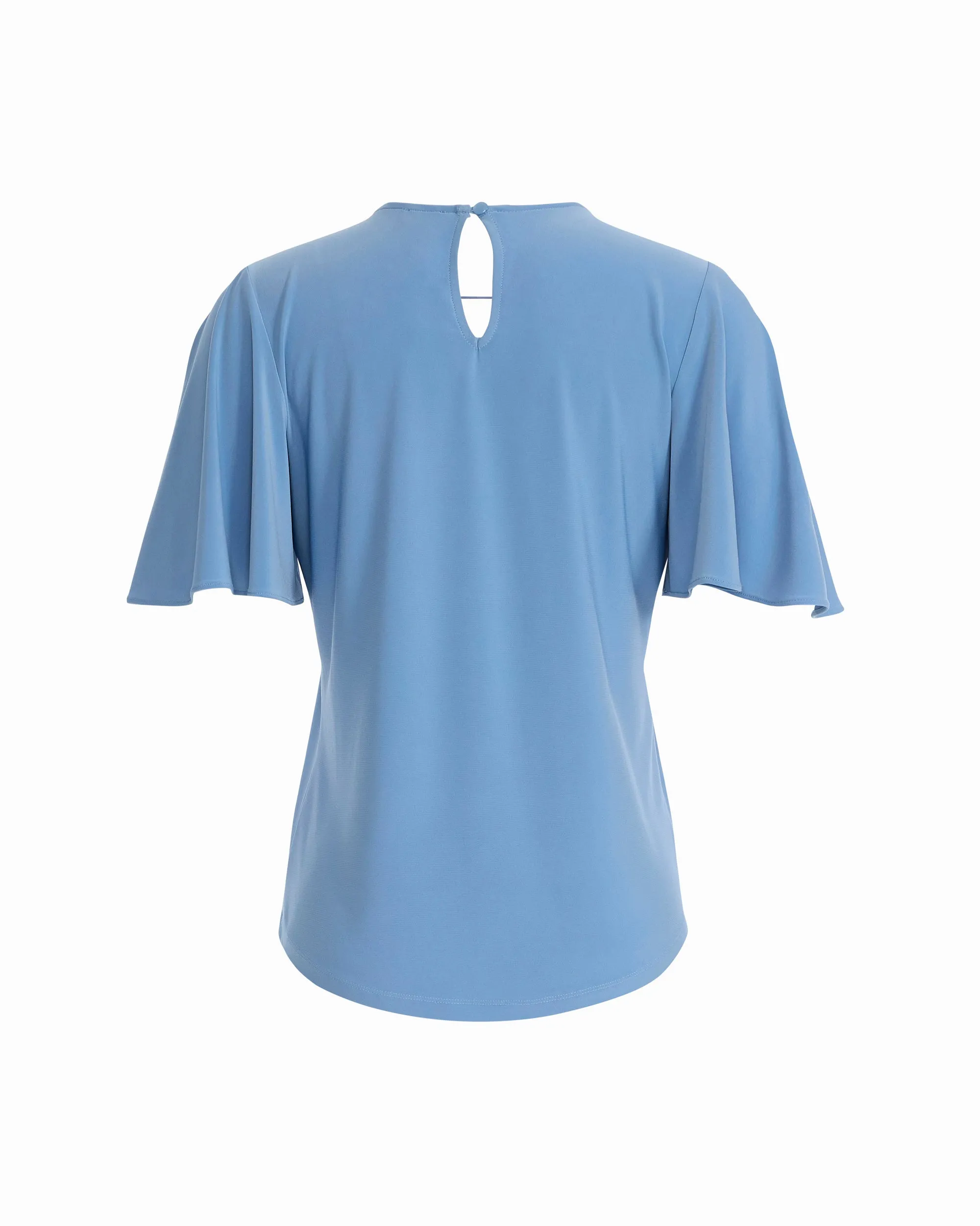 Pleated Neckline Bell Sleeve Top sold by Anne Klein product image thumbnail 2