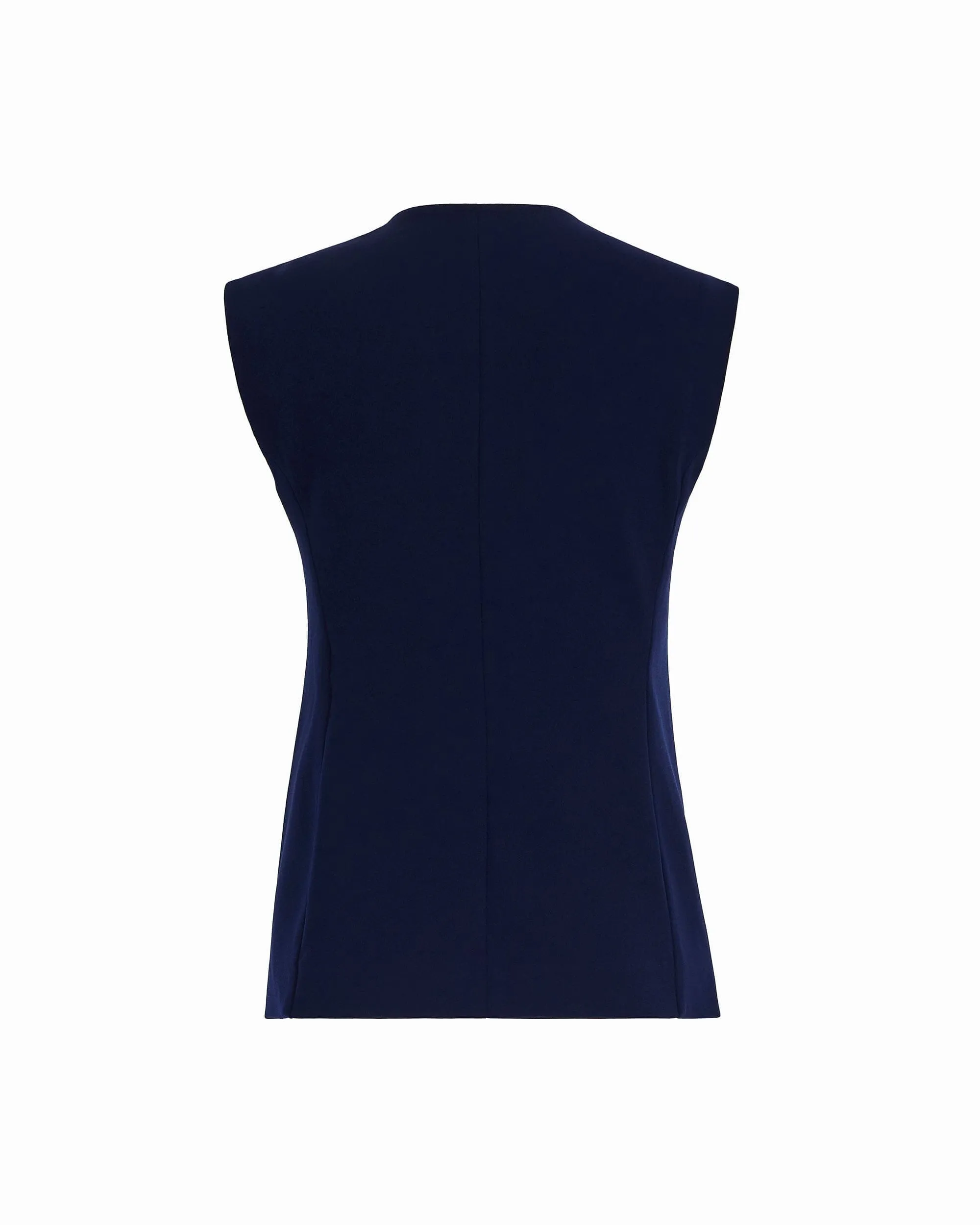 Four-Button Vest with Welt Pockets sold by Anne Klein product image thumbnail 2