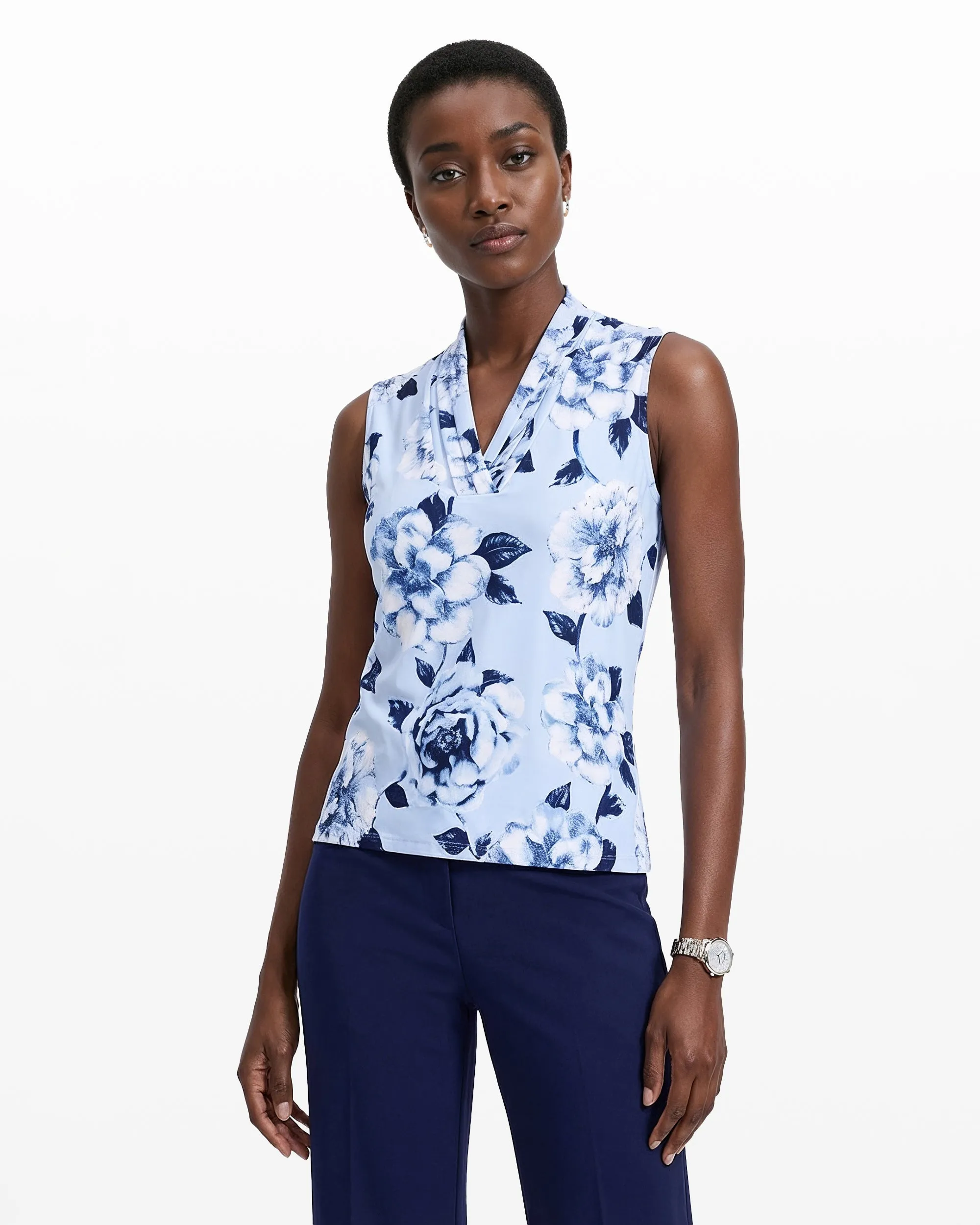 Triple Pleat Pants sold by Anne Klein product image thumbnail 3