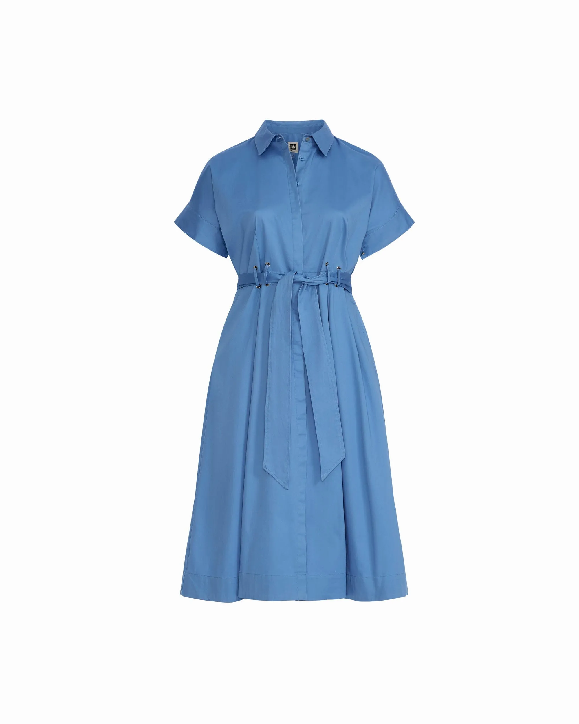 Plus Size Shirt Dress With Belt and Loop Detail sold by Anne Klein