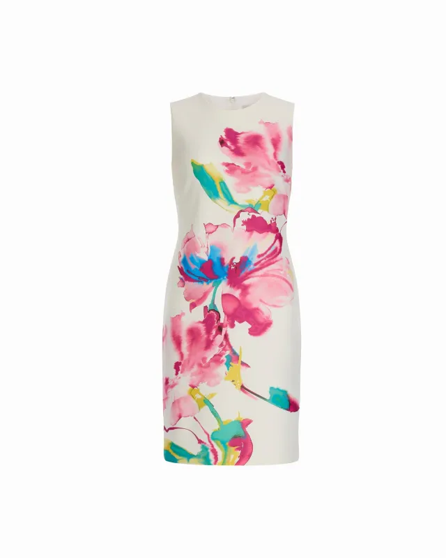 Sleeveless Sheath Silhouette Dress made by Kasper