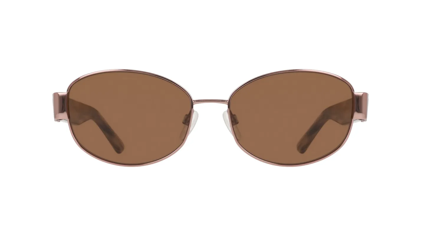Oval Metal Frame Sunglasses made by Anne Klein