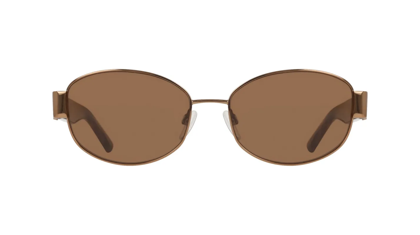 Oval Metal Frame Sunglasses made by Anne Klein