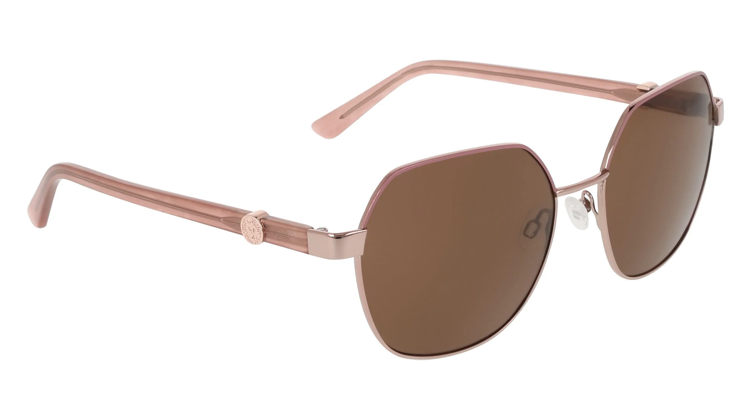 Two-Tone Square Metal Frame Sunglasses sold by Anne Klein product image thumbnail 3