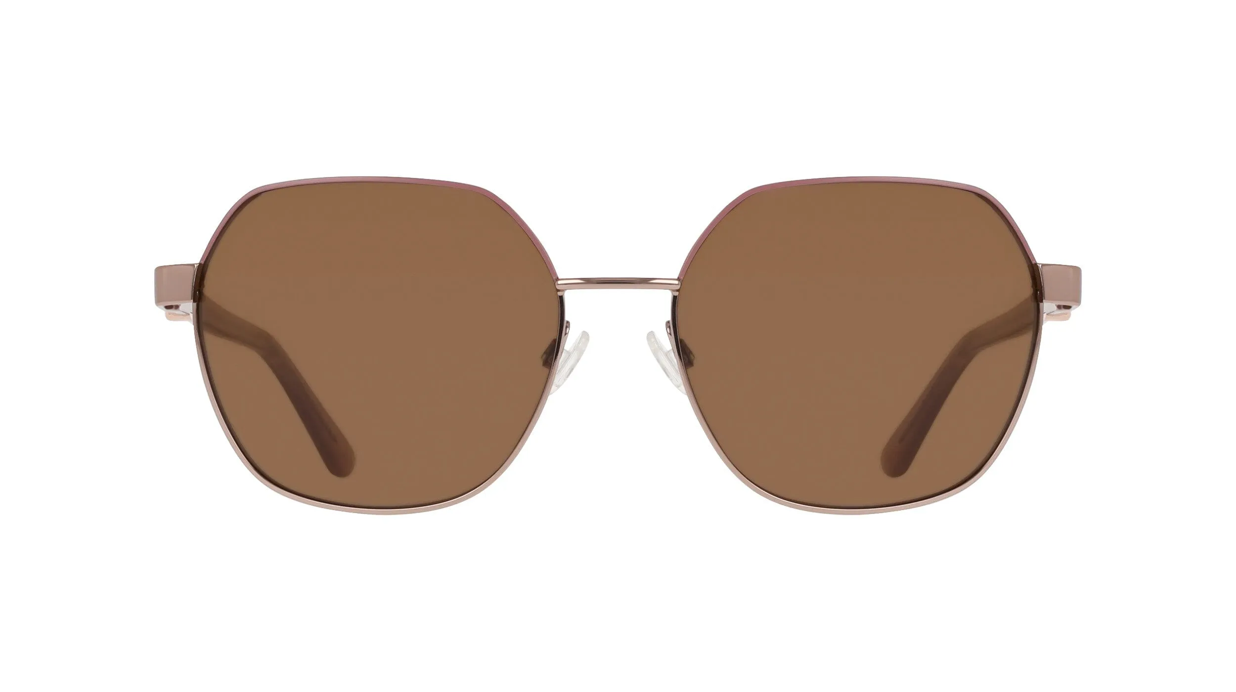 Two-Tone Square Metal Frame Sunglasses sold by Anne Klein