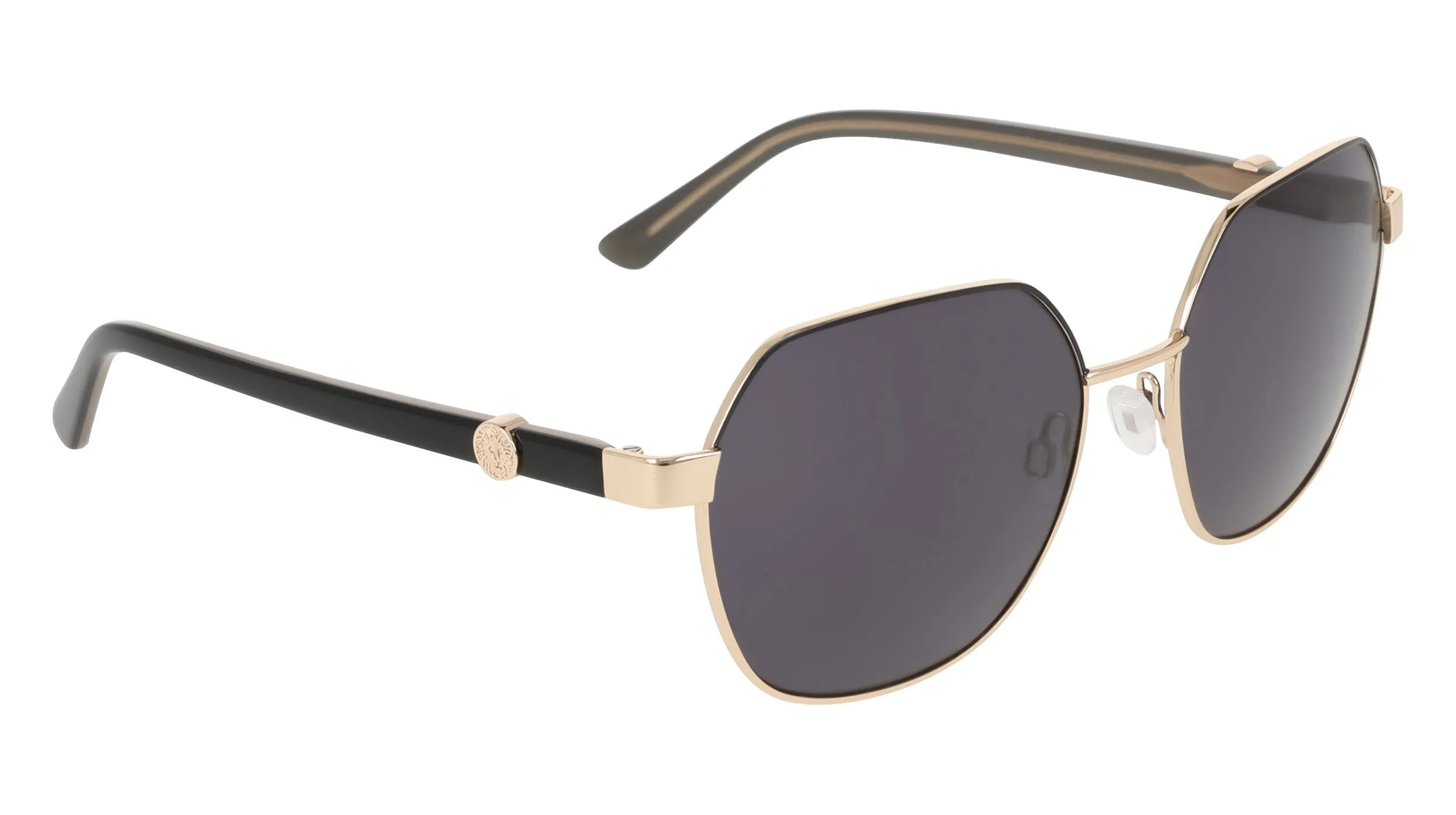 Two-Tone Square Metal Frame Sunglasses sold by Anne Klein product image thumbnail 3