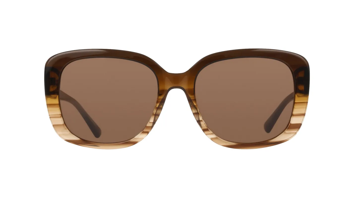 Oversized Square Frame Gradient Lens Sunglasses made by Anne Klein