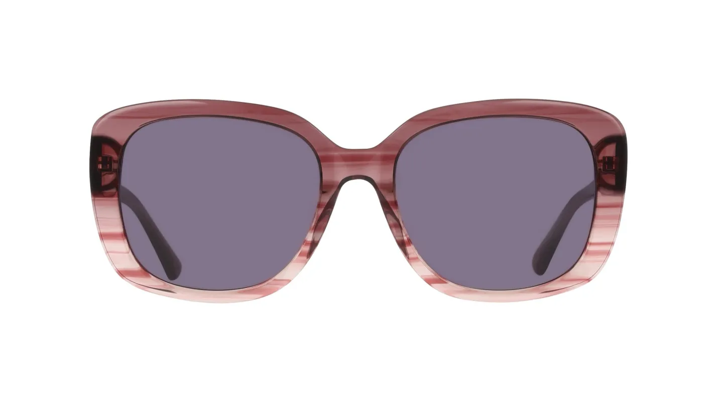 Oversized Square Frame Gradient Lens Sunglasses made by Anne Klein