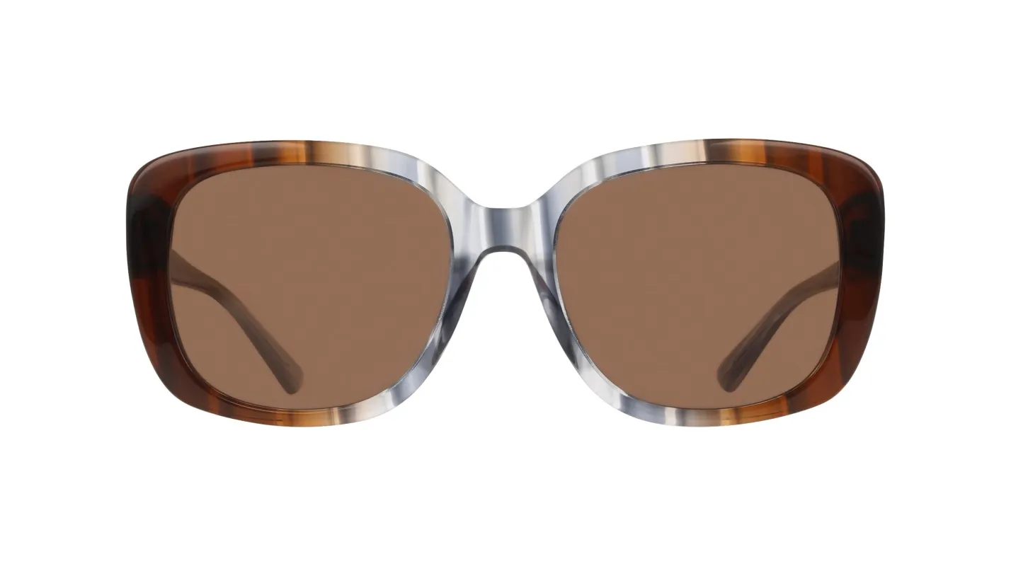 Oversized Square Frame Gradient Lens Sunglasses made by Anne Klein