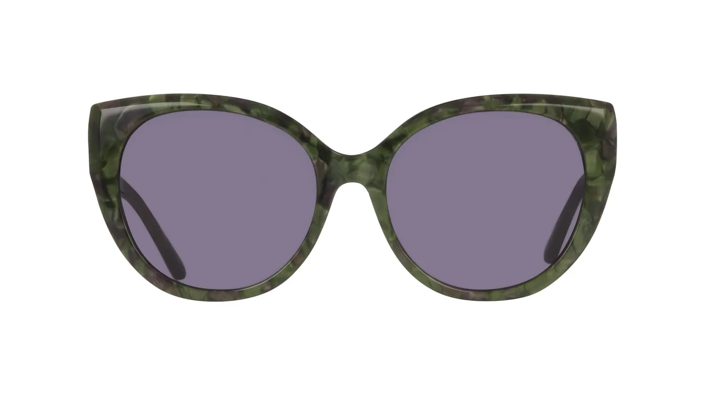 Cat-Eye Marbleized Sunglasses made by Anne Klein