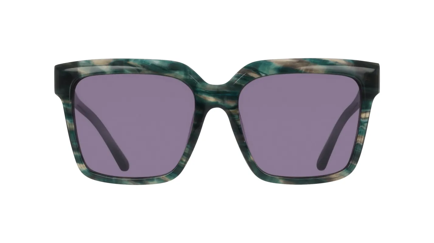 Square Acetate Sunglasses made by Anne Klein