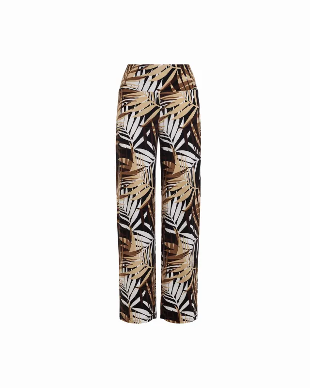 Plus Size Wide-Leg Palazzo Pant with Wide Waistband made by Kasper
