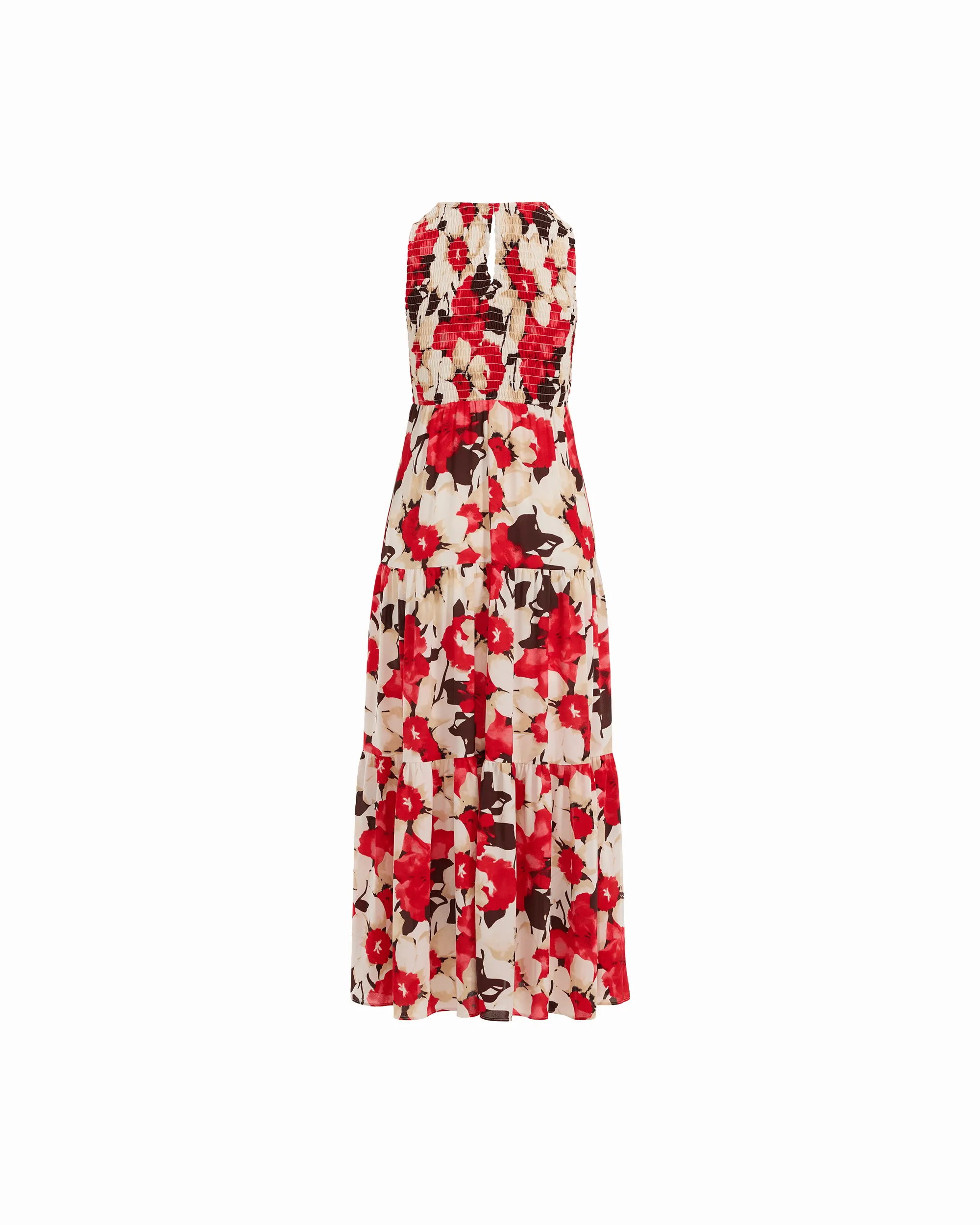 Smocked Bodice Tiered Maxi Dress sold by Anne Klein product image thumbnail 2