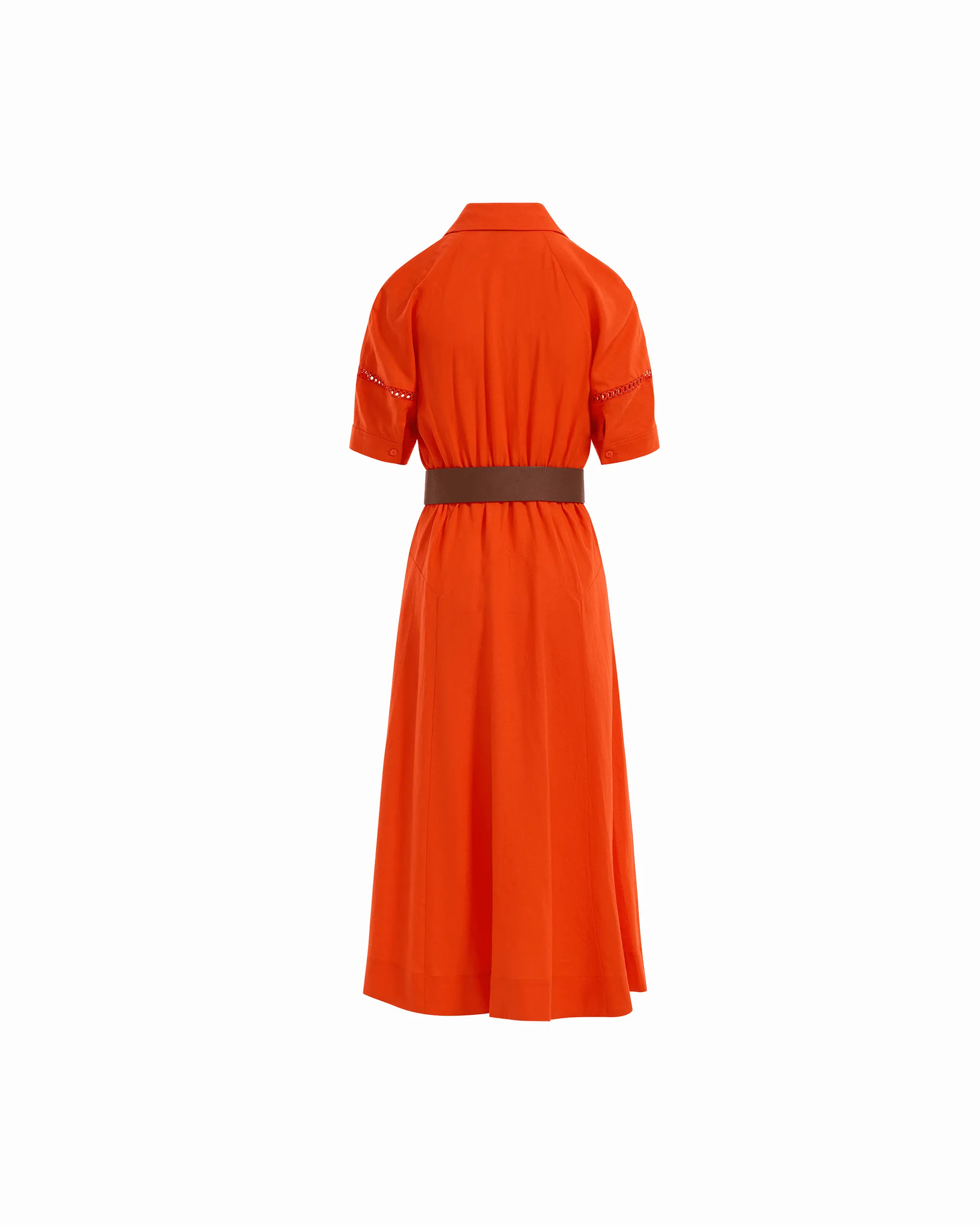 Short Sleeve Collared Shirt Dress With Trim sold by Anne Klein product image thumbnail 2