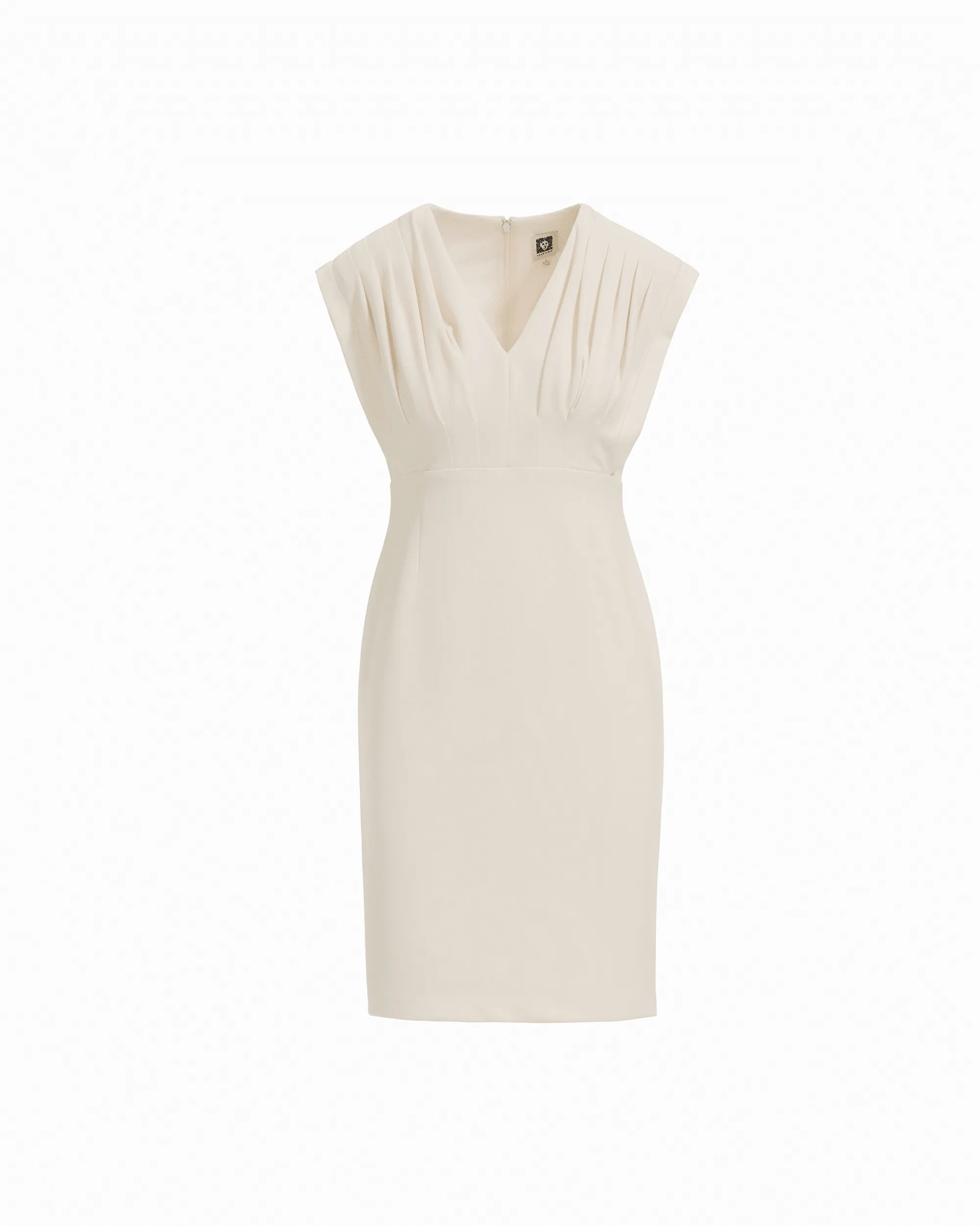 Pleated Bodice Sheath Dress sold by Anne Klein