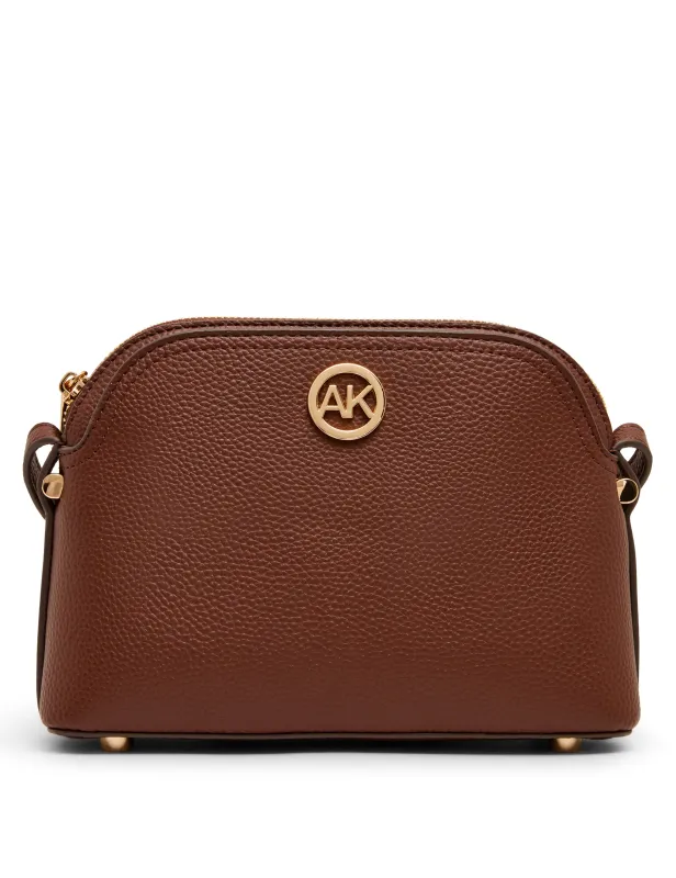 Dome Crossbody Bag with Detachable Card Case made by Anne Klein