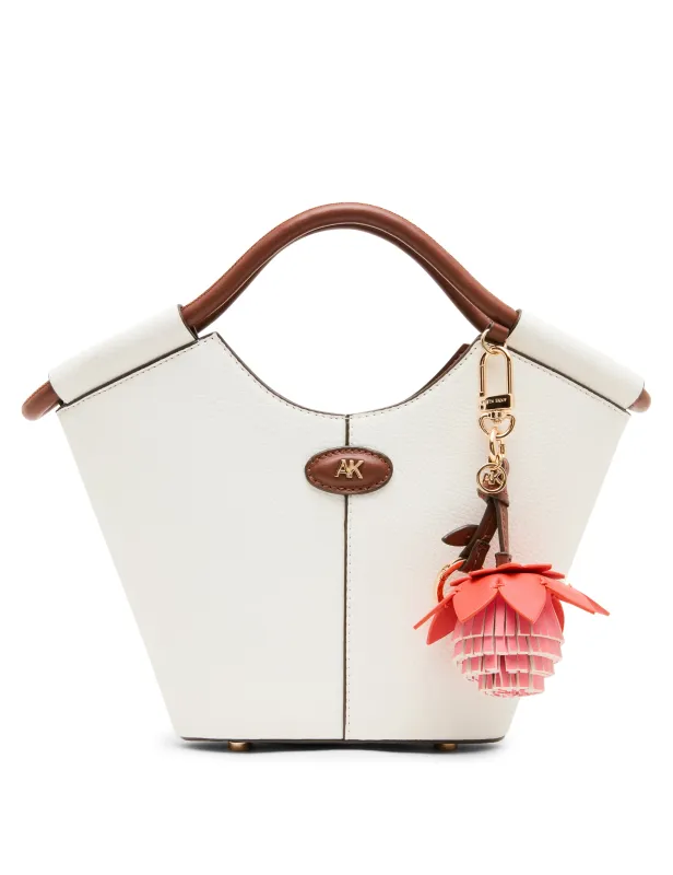 Small Tote Bag with Bag Charm made by Anne Klein