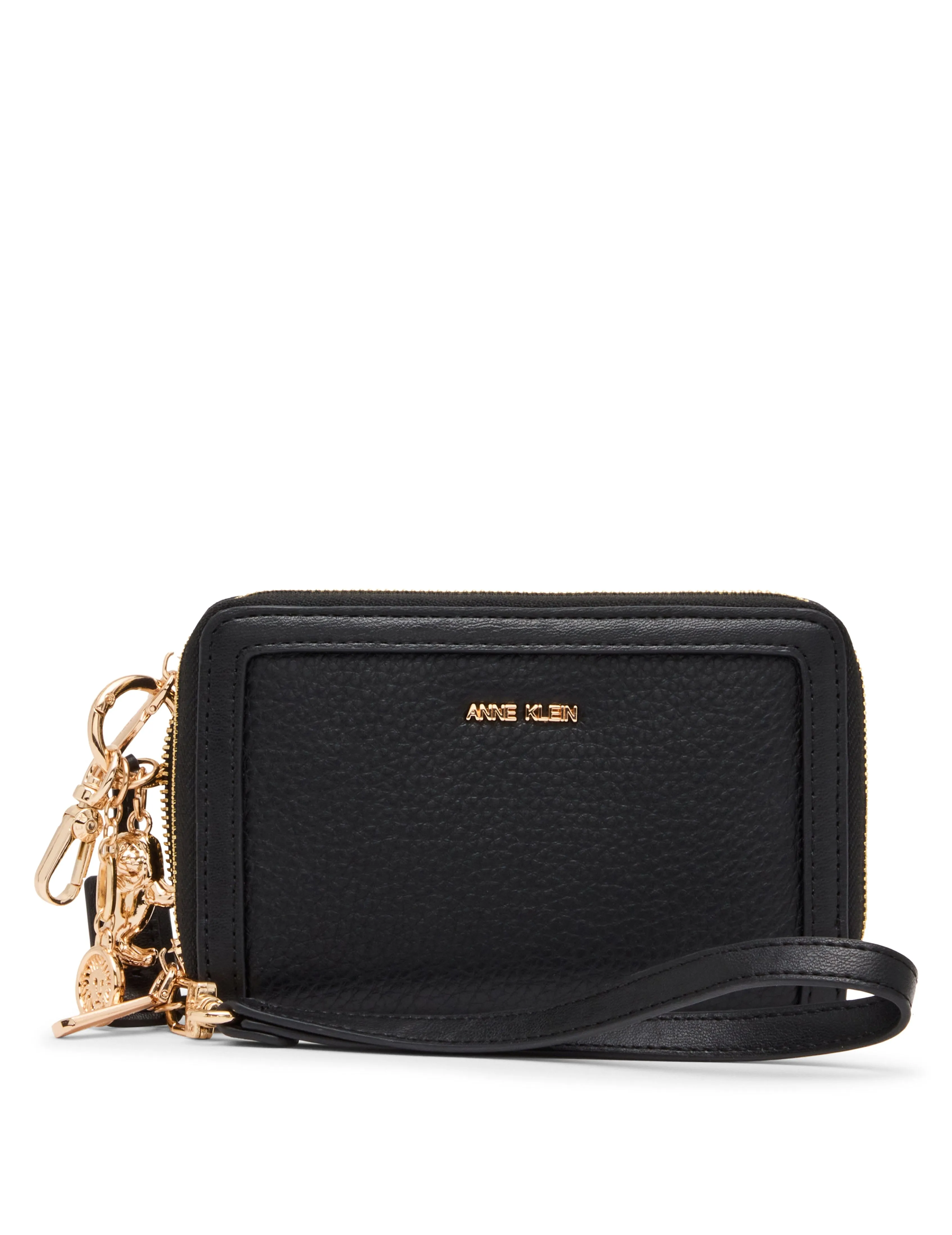 Double Zip Around Wallet with Charms sold by Anne Klein
