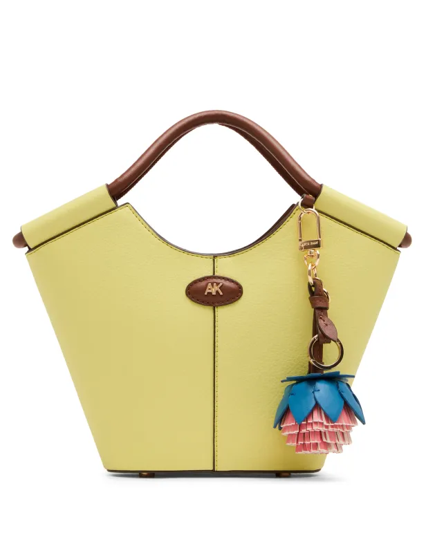 Small Tote Bag with Bag Charm made by Anne Klein