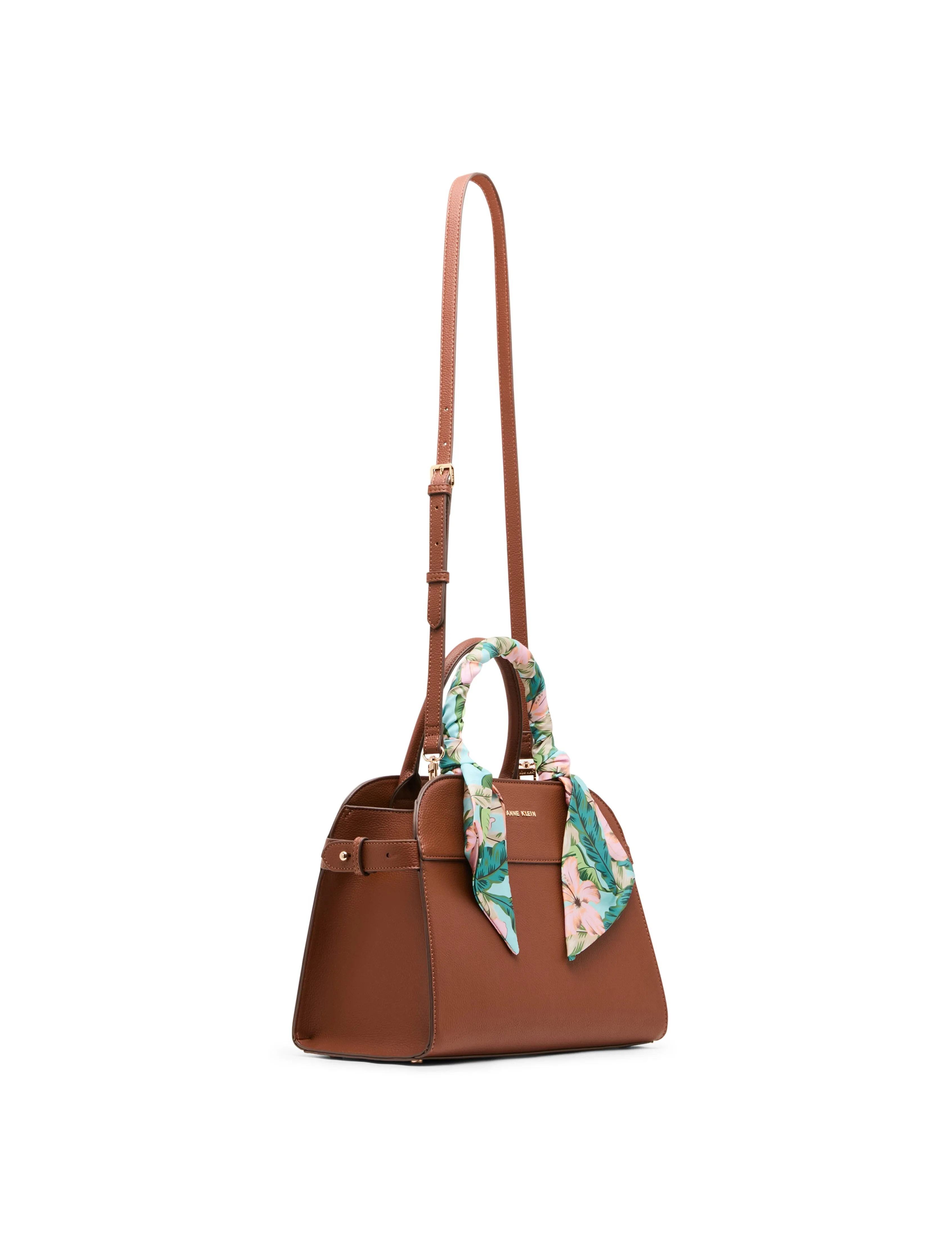 Rounded Satchel with Convertible Strap sold by Anne Klein product image thumbnail 5