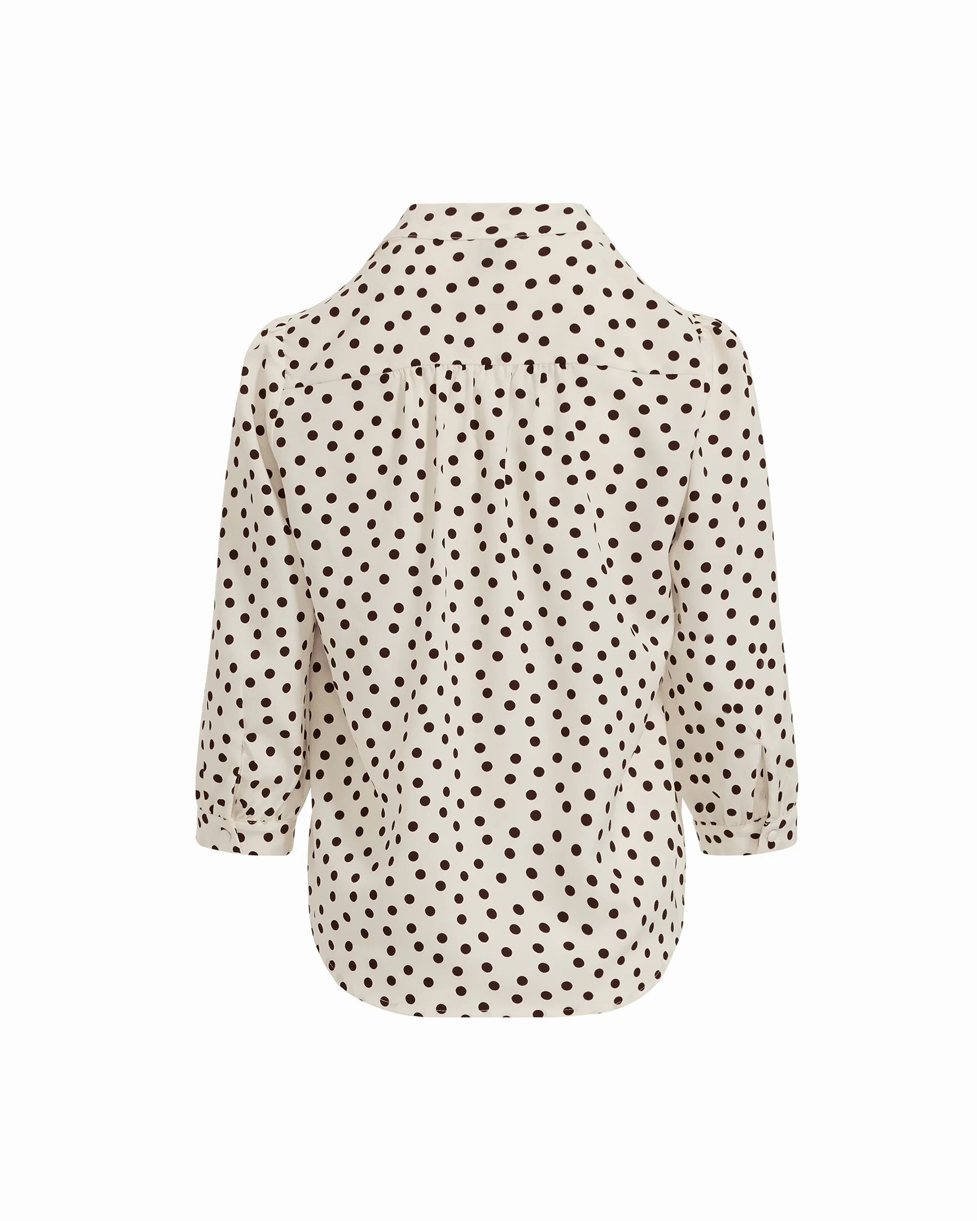 Plus Size Y-Neck Blouse with Three-Quarter Cuff Sleeves sold by Anne Klein product image thumbnail 2