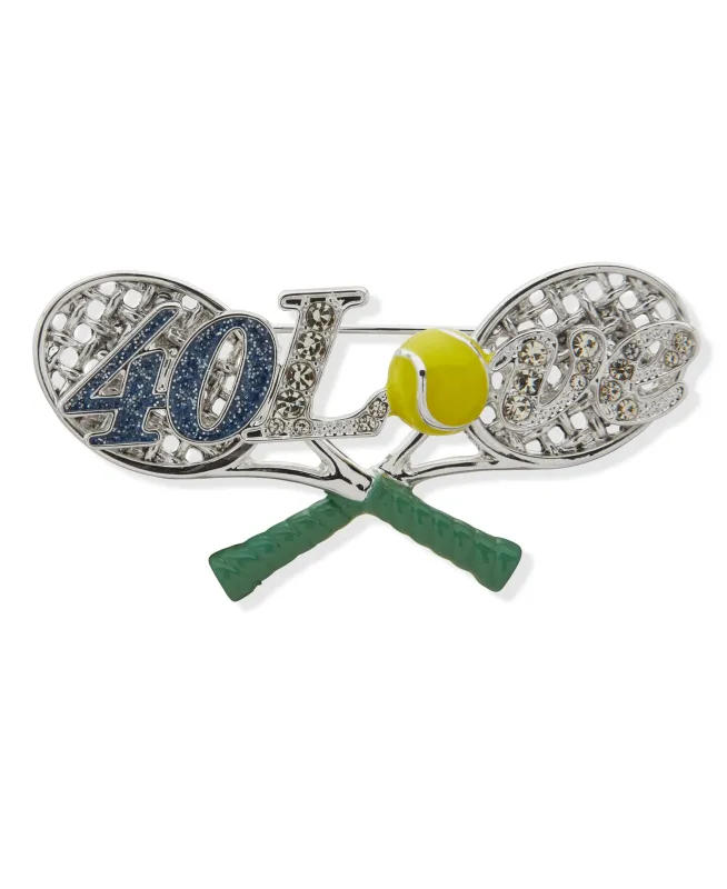 Tennis Racket Pin made by Anne Klein