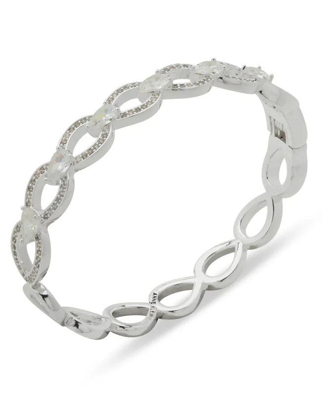 Navette Open Hinge Bracelet made by Anne Klein