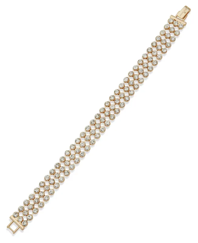 Mesh Foldover Bracelet made by Anne Klein