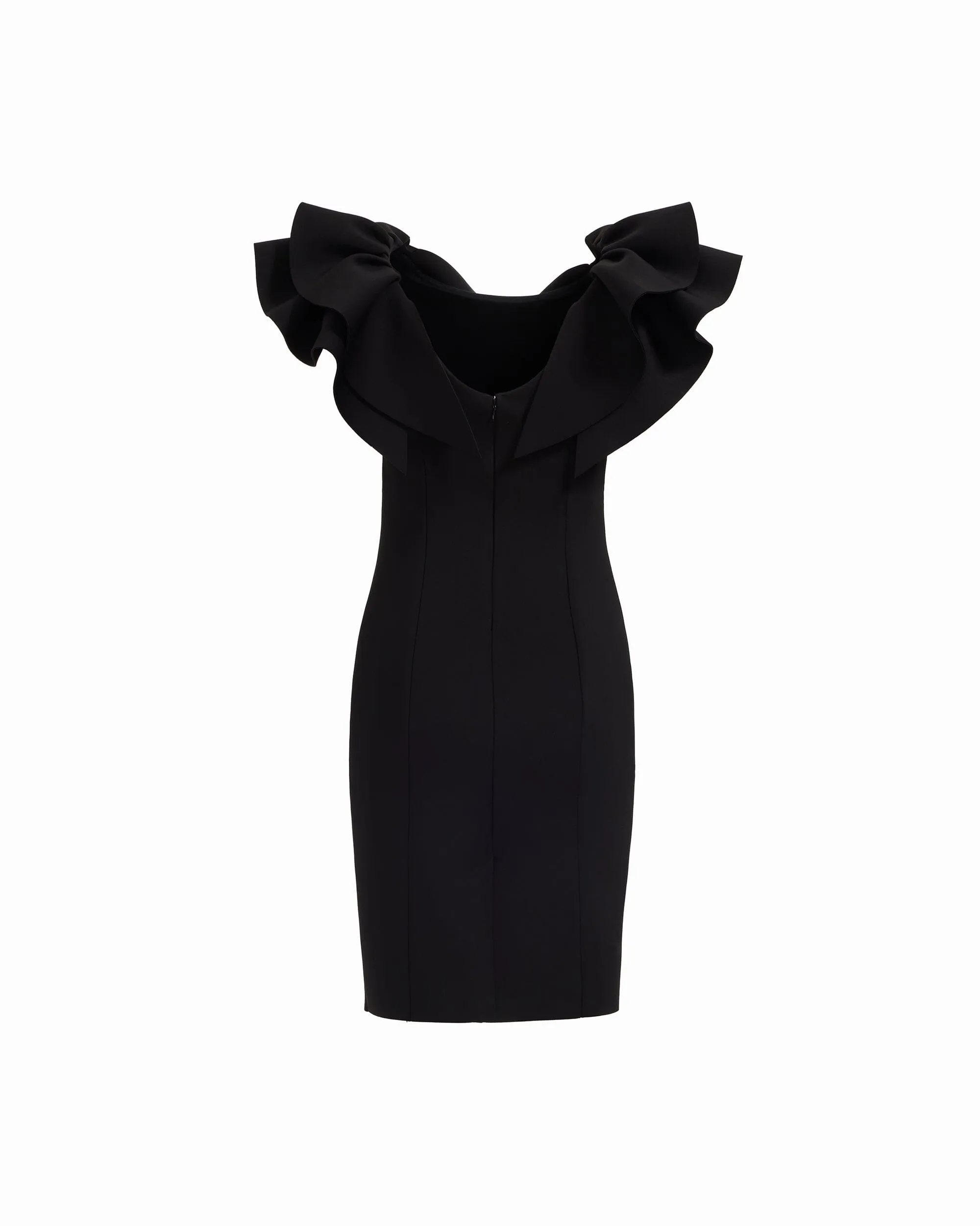 Ruffle Detail Shoulder Sheath Dress sold by Anne Klein product image thumbnail 2