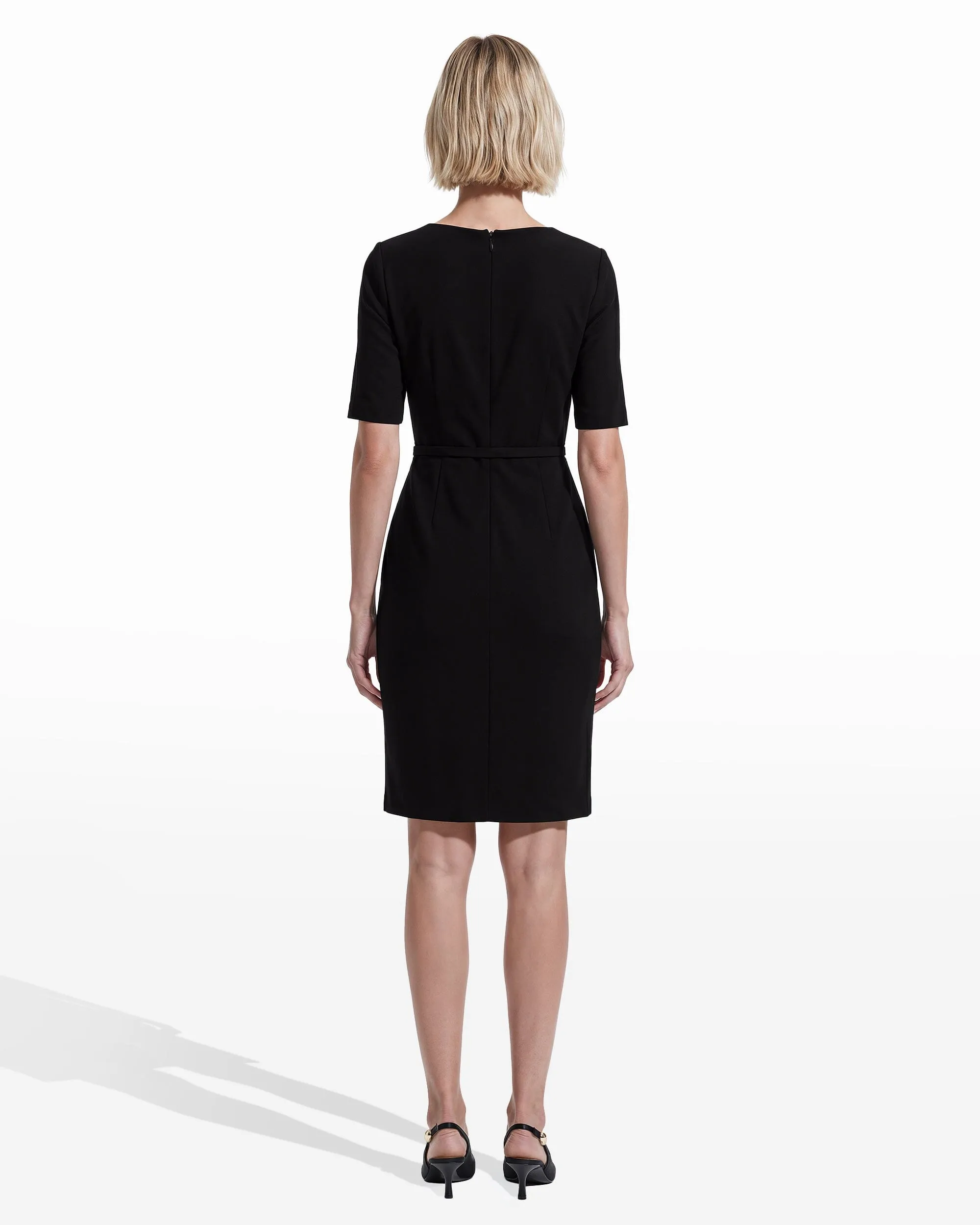 Twist Detail Silhouette Dress sold by Anne Klein product image thumbnail 2