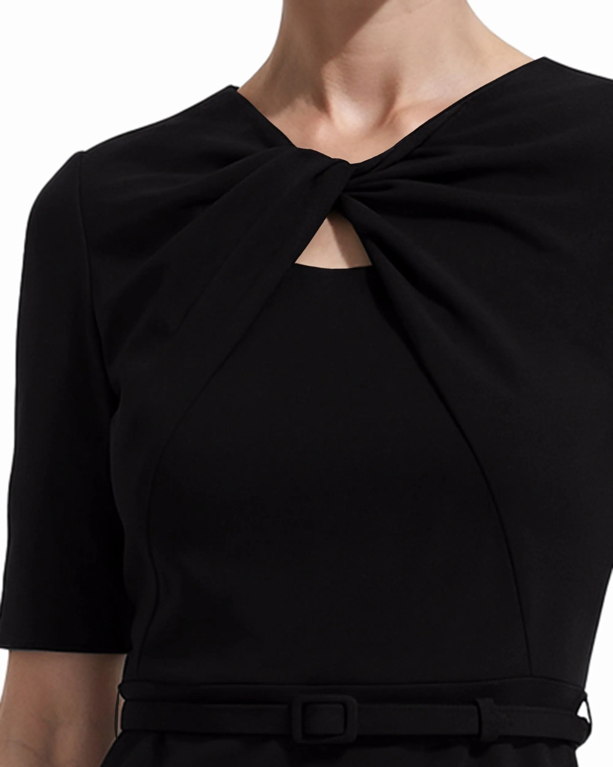 Twist Detail Silhouette Dress sold by Anne Klein product image thumbnail 3
