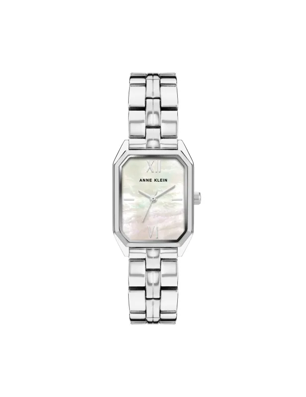 Octagonal Metal Bracelet Watch made by Anne Klein