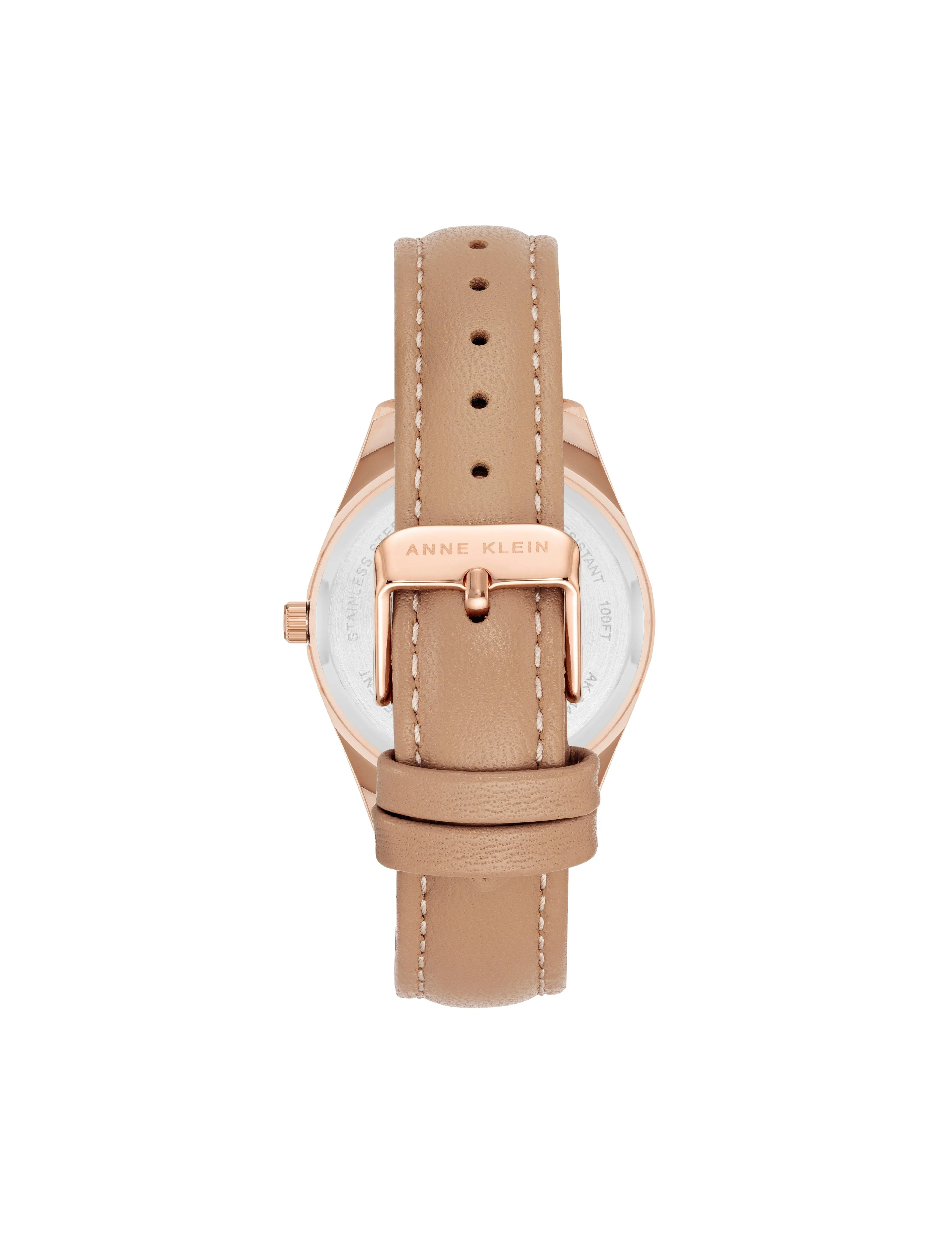 Butterfly Dial Leather Strap Watch sold by Anne Klein product image thumbnail 2